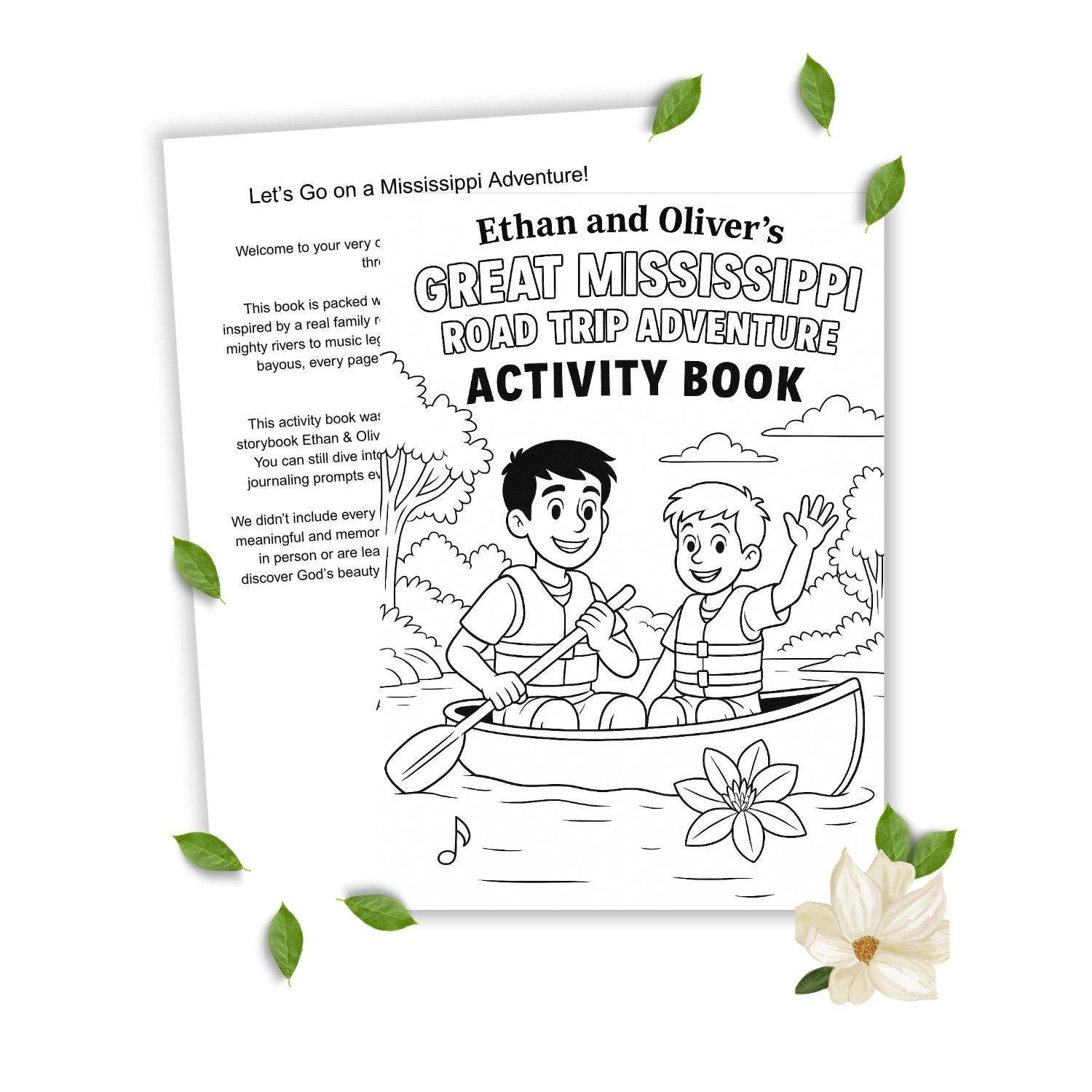 ethan and oliver great ms activity book